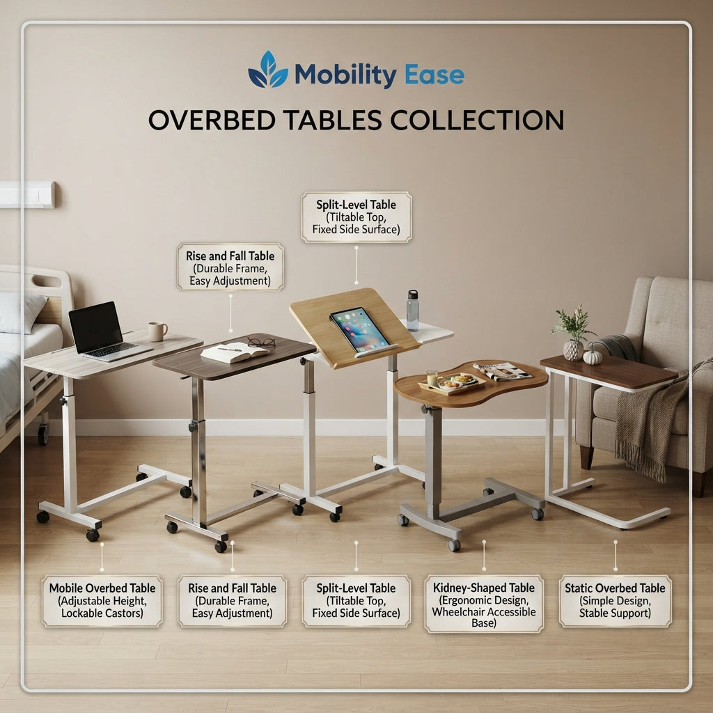 Overbed Tables & Bed Accessories