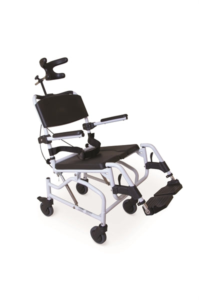 Tilt in Space Toileting and Showering Chair – Adjustable Neck Support