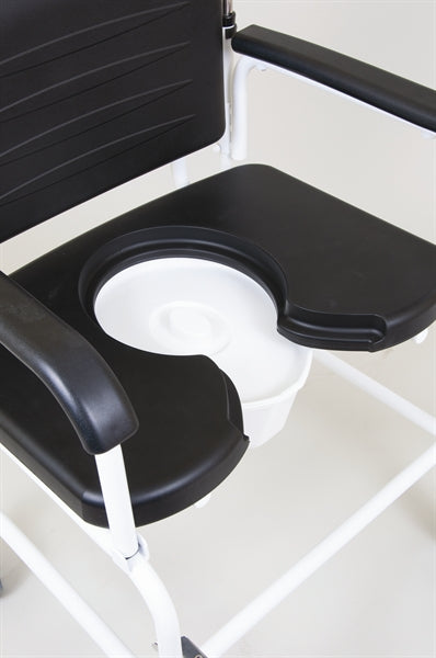 Bariatric Toileting Shower Chair – Polyurethane Seat with Detachable Arms