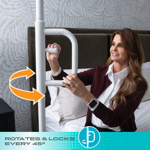 Wonder Pole Floor-to-Ceiling Safety Support Pole with Pivoting Grab Bar