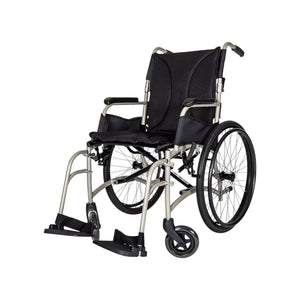 Dash Ultra Lightweight Transit Wheelchair | Padded Seat & Folding Back