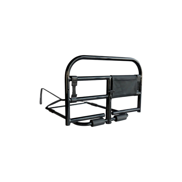 Prime Safety Bed Rail – Heavy Duty 27” Bed Assist Rail, 400 lbs Support Handle, Portable Bed Guard for Elderly & Adults, Fits 6”–15” Mattresses, Powder-Coated Steel Frame, Tool-Free Installation, Black