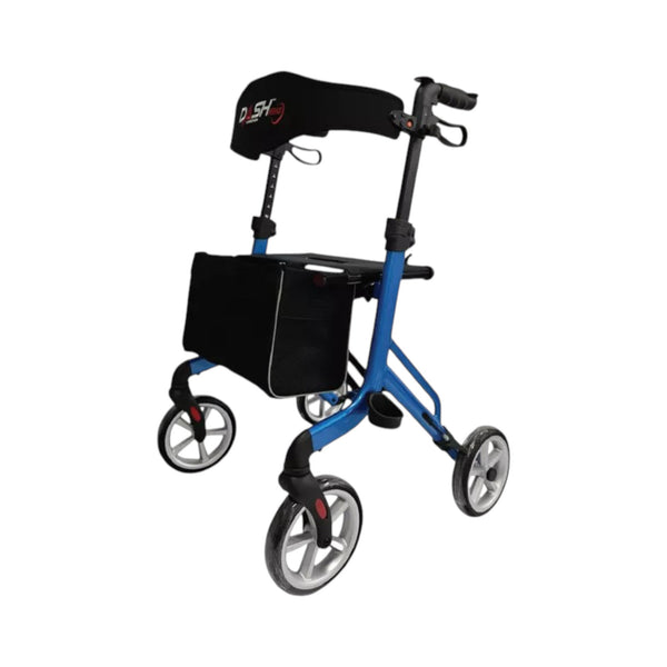 DASH Sleek Rollator | Compact Lightweight, Durable Frame Rollator
