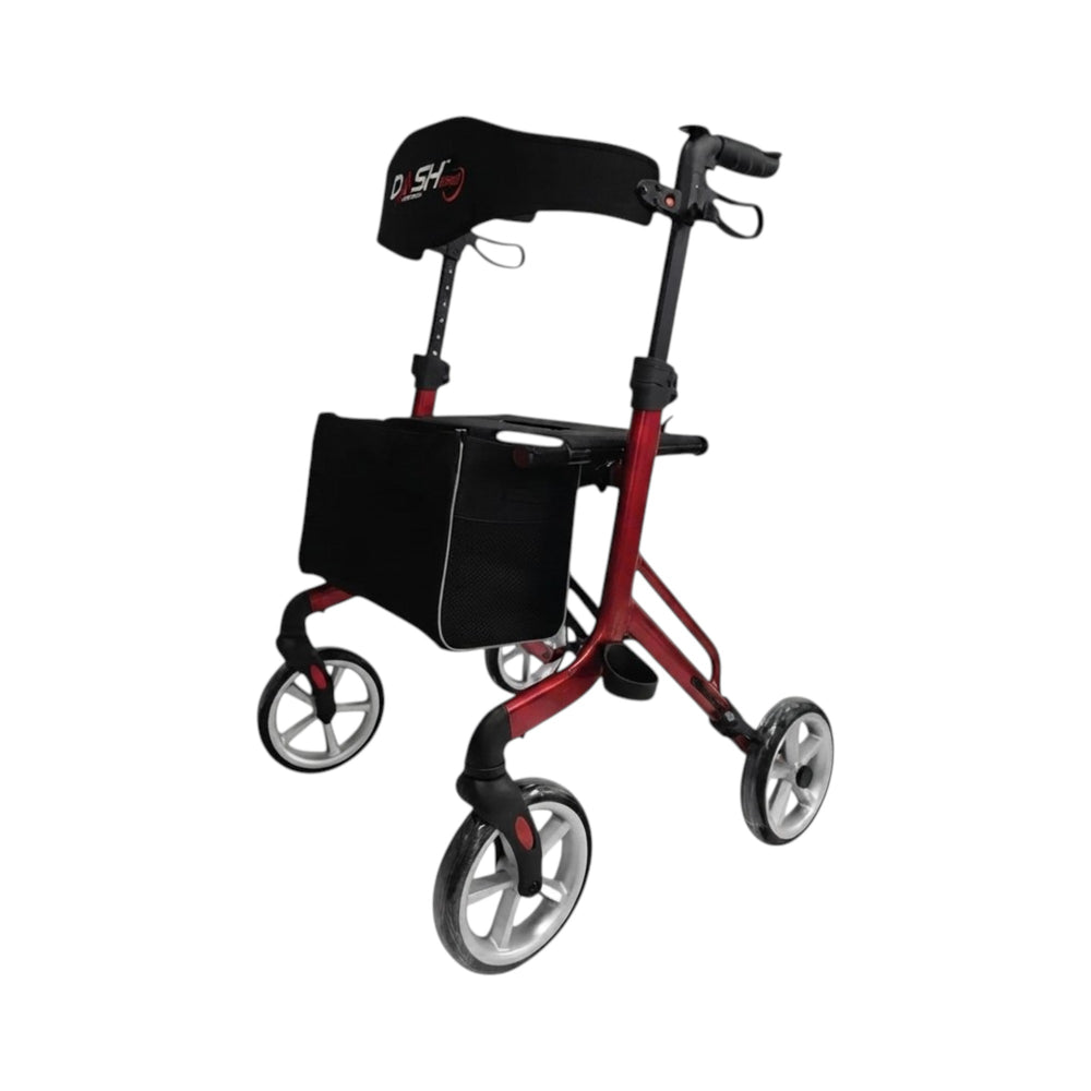 DASH Sleek Rollator | Compact Lightweight, Durable Frame Rollator