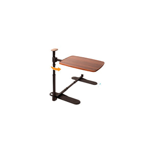 Wonder Tray Plus Adjustable Swivel TV Tray Table with Support Handle, Standing Assist Safety Rail, Height Adjustable Sofa Side Table for Eating, Working, Reading, Gaming & Lift Chairs