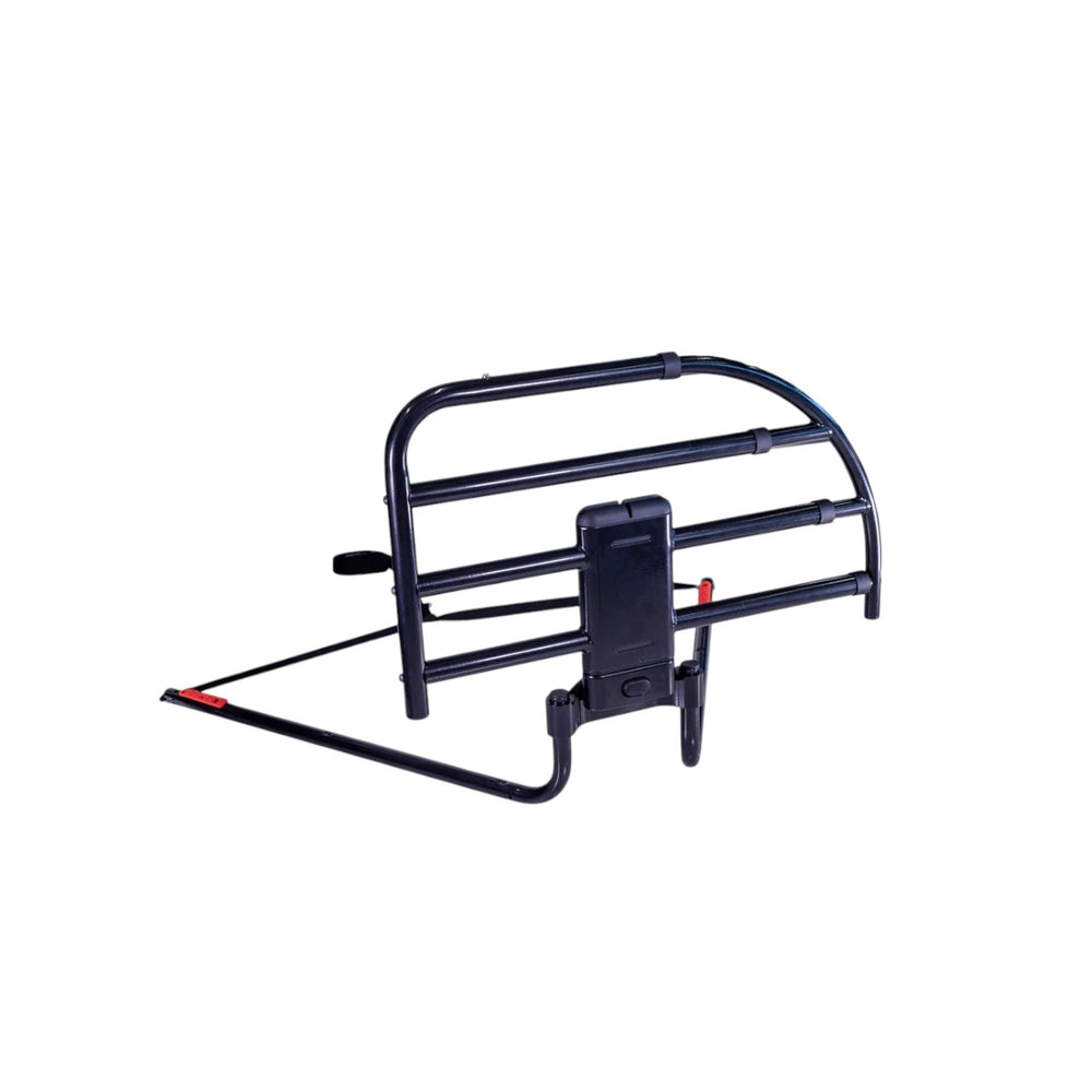 Click-N-Go Extendable Bed Rail – Adjustable Safety Bed Guard with Support Handle, Fall Prevention Protection, Easy Click Release System, Steel Frame for Traditional & Adjustable Beds