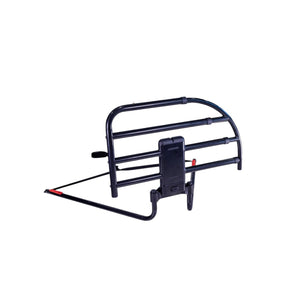 Click-N-Go Extendable Bed Rail – Adjustable Safety Bed Guard with Support Handle, Fall Prevention Protection, Easy Click Release System, Steel Frame for Traditional & Adjustable Beds