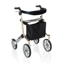 Let’s Go Out Rollator Walker for Seniors – Lightweight Folding Mobility Walker with Seat, Adjustable Handles, Large Wheels & Coil Suspension System – 300 lbs Capacity