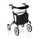 Let’s Go Out Rollator Walker for Seniors – Lightweight Folding Mobility Walker with Seat, Adjustable Handles, Large Wheels & Coil Suspension System – 300 lbs Capacity