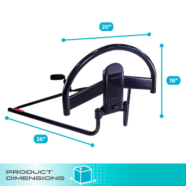 Click-N-Go Bed Handle – Adjustable Bed Safety Rail with Ergonomic Support Handle, Quick-Release Design, Heavy-Duty Steel Frame, Fall Prevention Assist Rail for Traditional & Adjustable Beds