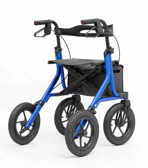 Dash Dapper Rollator | Lightweight All-Terrain Rollator with Seat