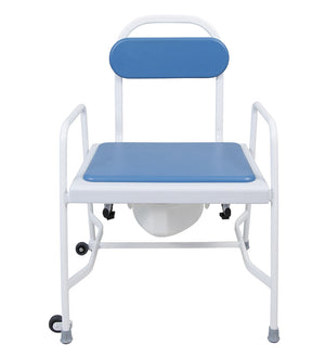 Mediatric™ Fixed Height Commode – Reinforced Steel Frame and Vinyl Upholstery