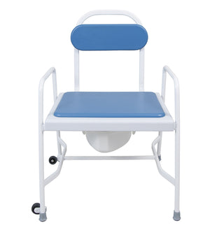 Mediatric™ Fixed Height Commode – Reinforced Steel Frame and Vinyl Upholstery