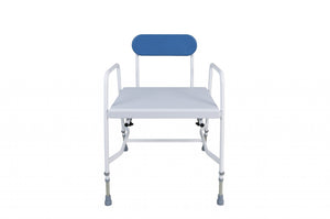 Mediatric™ Shower Chair – Height Adjustable with Clip-On Perforated Seat