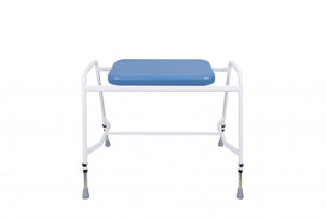 PU Super Bariatric Perching Shower Stool – Height Adjustable