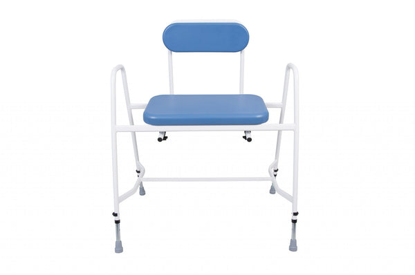 Super Bariatric Percher with Arms and Padded Back – Height Adjustable
