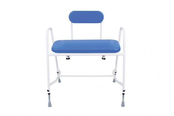 Super Bariatric Percher with Arms and Padded Back – Height Adjustable