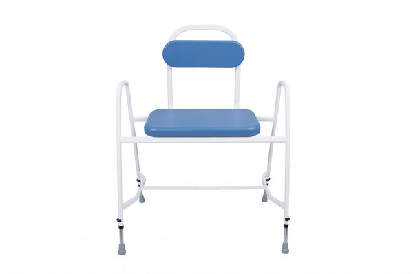 Super Bariatric Percher with Arms and Padded Back – Height Adjustable