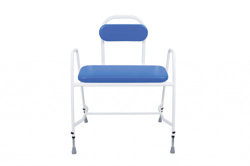 Super Bariatric Percher with Arms and Padded Back – Height Adjustable