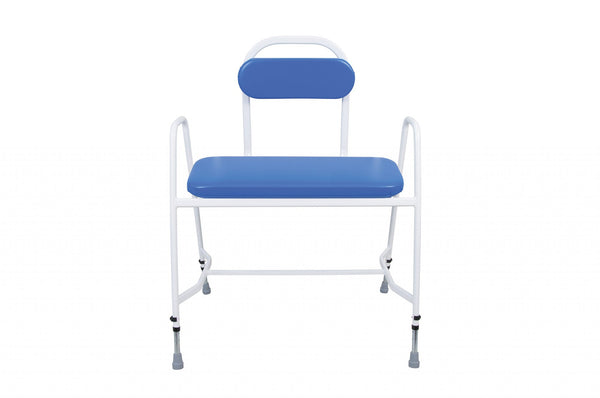 Super Bariatric Percher with Arms and Padded Back – Height Adjustable