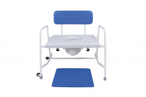 Super Bariatric Fixed Height Commode – Reinforced Steel Frame