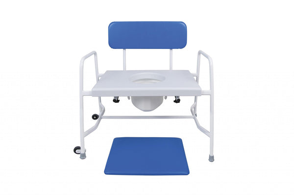Super Bariatric Fixed Height Commode – Reinforced Steel Frame
