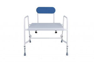 Super Bariatric Shower Chair – Height Adjustable with Perforated Seat