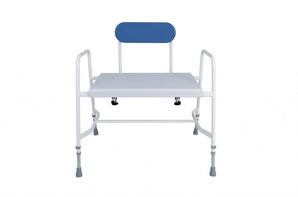Super Bariatric Shower Chair – Height Adjustable with Perforated Seat