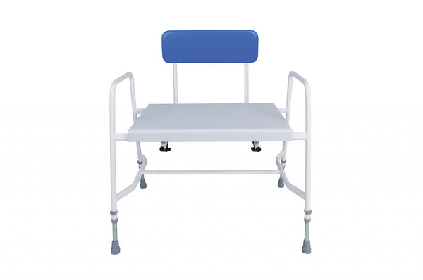 Super Bariatric Shower Chair – Height Adjustable with Perforated Seat