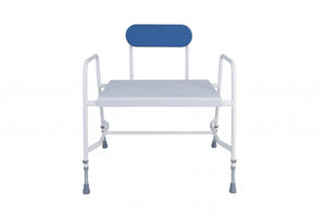 Super Bariatric Shower Chair – Height Adjustable with Perforated Seat