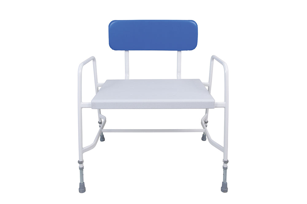 Super Bariatric Shower Chair – Height Adjustable with Perforated Seat
