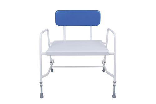 Super Bariatric Shower Chair – Height Adjustable with Perforated Seat