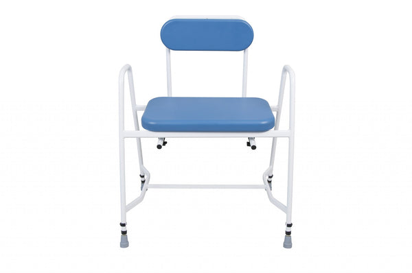 Bariatric Percher with Arms and Padded Back – Height Adjustable