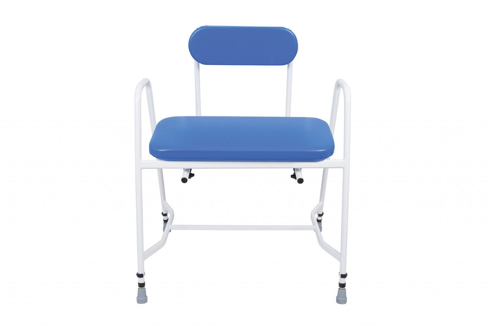 Bariatric Percher with Arms and Padded Back – Height Adjustable