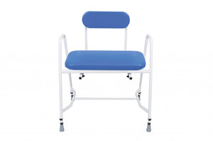 Bariatric Percher with Arms and Padded Back – Height Adjustable
