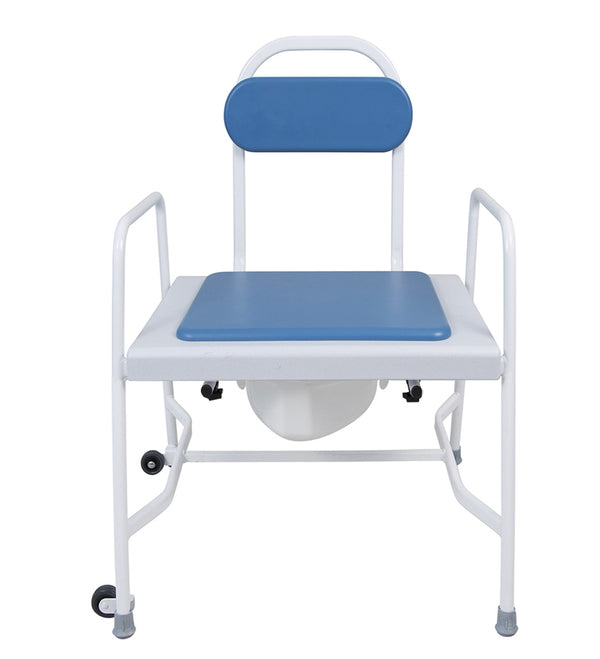 Fixed Height Bariatric Commode – Reinforced Steel Frame