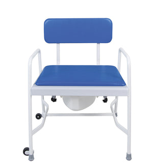 Fixed Height Bariatric Commode – Reinforced Steel Frame