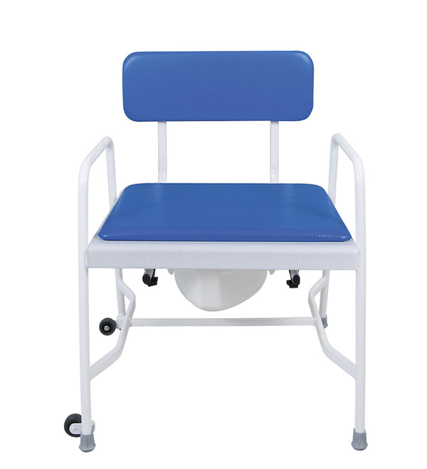 Fixed Height Bariatric Commode – Reinforced Steel Frame