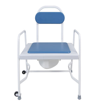 Fixed Height Bariatric Commode – Reinforced Steel Frame