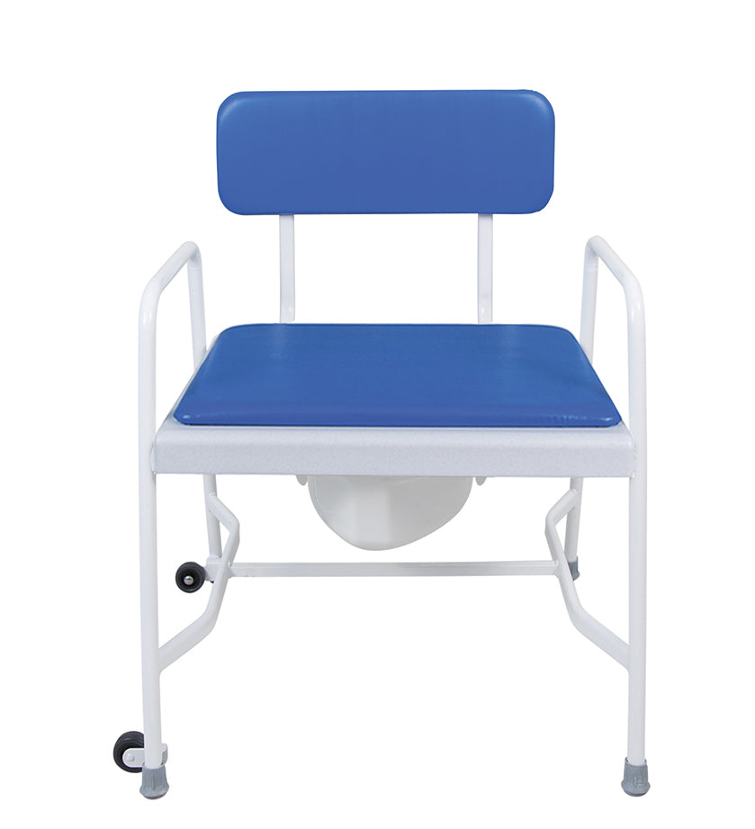 Fixed Height Bariatric Commode – Reinforced Steel Frame