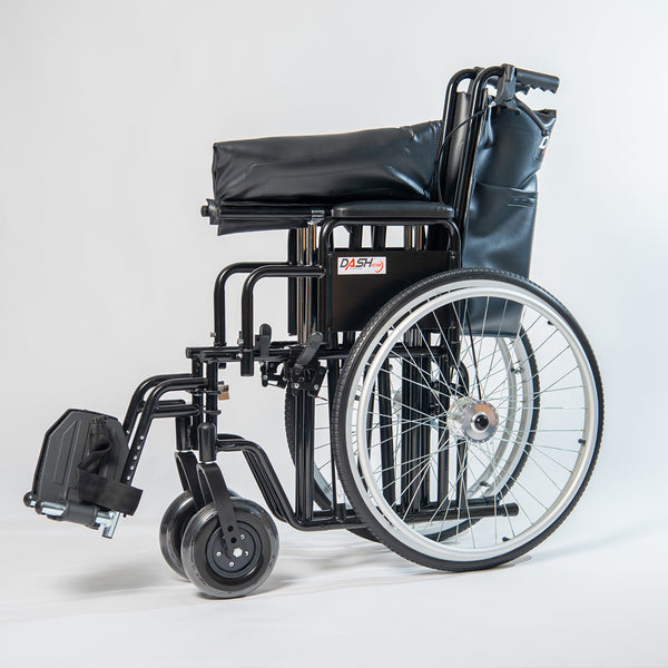 Dash 200 HD Heavy-Duty Folding Wheelchair | Up to 225kg Capacity