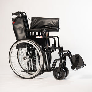 Dash 200 HD Heavy-Duty Folding Wheelchair | Up to 225kg Capacity