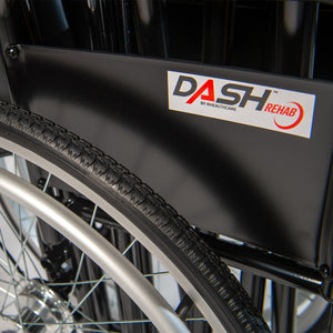 Dash 200 HD Heavy-Duty Folding Wheelchair | Up to 225kg Capacity