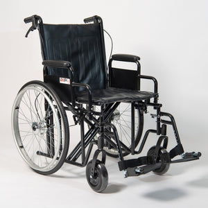 Dash 200 HD Heavy-Duty Folding Wheelchair | Up to 225kg Capacity