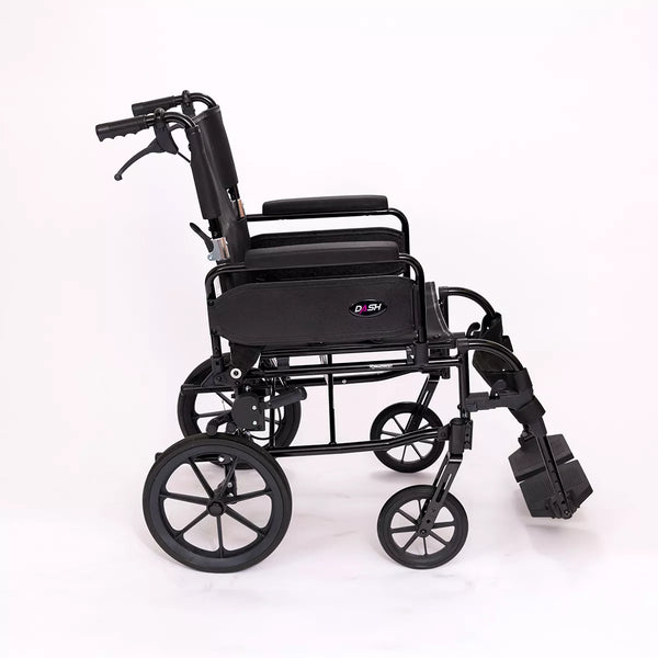 RHealthcare Dash Lite 2 | Lightweight Self-Propelled & Attendant Wheelchair