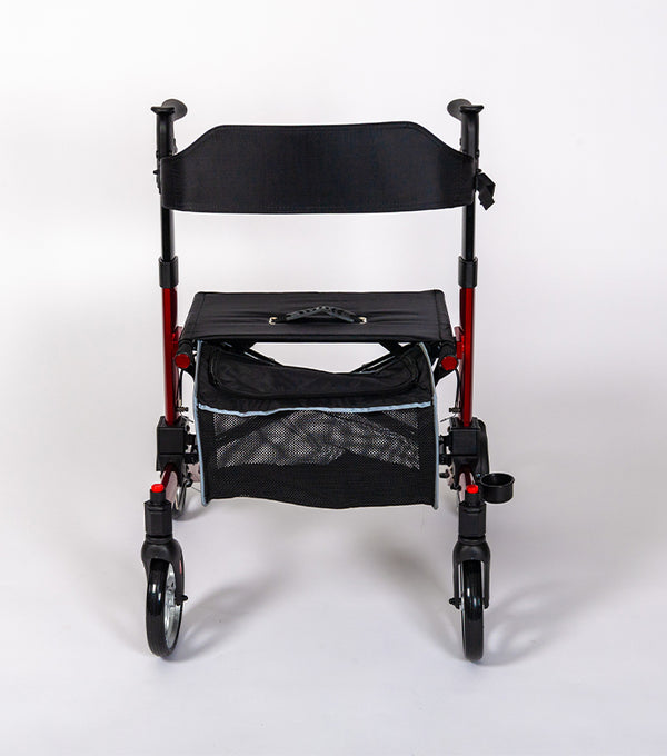 Fold Down Rollator | Lightweight Folding Rollator with Seat