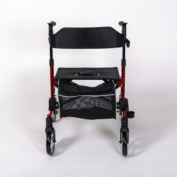 Fold Down Rollator | Lightweight Folding Rollator with Seat