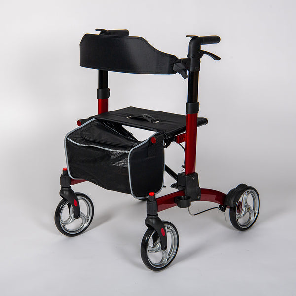 Fold Down Rollator | Lightweight Folding Rollator with Seat