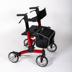 Fold Down Rollator | Lightweight Folding Rollator with Seat