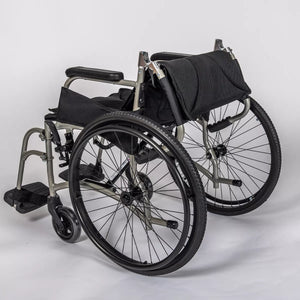 Dash Ultra Lightweight Transit Wheelchair | Padded Seat & Folding Back